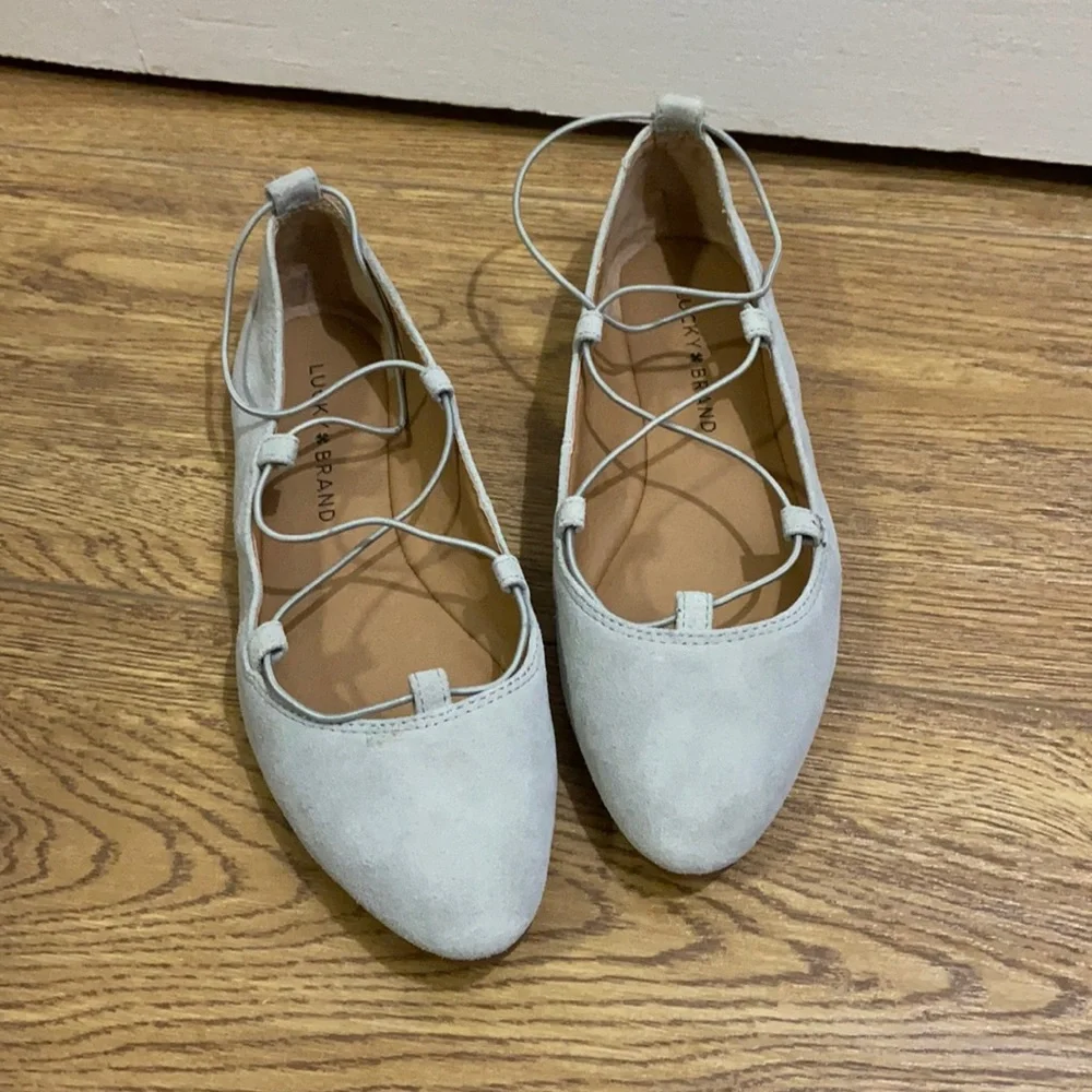 Lucky Brand Aviee Lace up Flats
